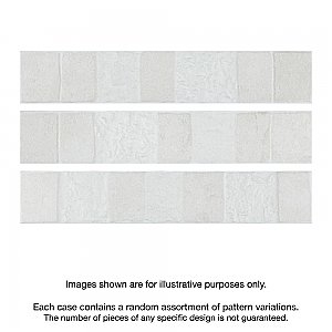 Blend White 3-1/4" x 17-1/2" Porcelain Wall Subway Tile - 24 Tiles Per Case - 9.6 Sq. Ft.