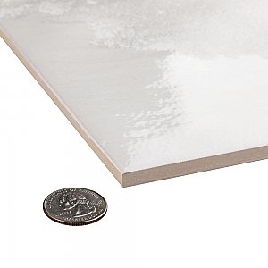 Kings Luxe Tradition Square White 7-7/8" x 15-3/4" Porc W Tile - 12 Tiles Per Case - 10.56 Sq. Ft.