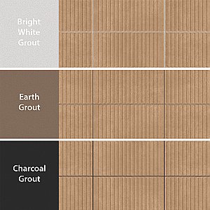 Kings Loft Clay 7-7/8" x 15-3/4" Ceramic Wall Tile - 12 Tiles Per Case - 10.44 Square Feet