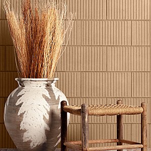 Kings Loft Clay 7-7/8" x 15-3/4" Ceramic Wall Tile - 12 Tiles Per Case - 10.44 Square Feet