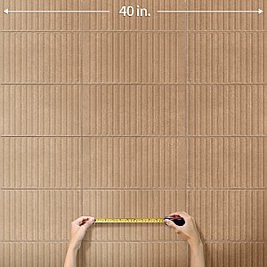 Kings Loft Clay 7-7/8" x 15-3/4" Ceramic Wall Tile - 12 Tiles Per Case - 10.44 Square Feet
