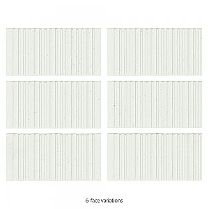 Kings Loft White 7-7/8" x 15-3/4" Ceramic Wall Tile - 12 Tiles Per Case - 10.44 Square Feet