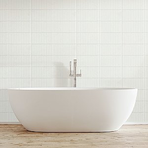 Kings Loft White 7-7/8" x 15-3/4" Ceramic Wall Tile - 12 Tiles Per Case - 10.44 Square Feet