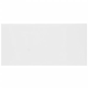 Projectos Glossy White 3-7/8"x 7-3/4" Ceramic Tile - Per Case of 50 Pieces - 11 Sq. Ft.