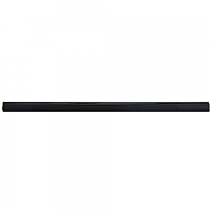 Twist Black Olive 1/2" x 11-3/4" Cana Cigarro Ceramic Wall Trim Tile - Sold by the individual piece