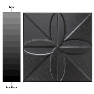 Triplex Fronteira Black 7-3/4" x 7-3/4" Ceramic W Tile - 25 Tiles Per Case - 10.5 Sq. Ft.