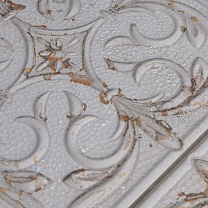Antigua Lis White 13" x 13" Porcelain Wall Tile - Sold Per Case of 9 - 10.62 Sq. Ft.