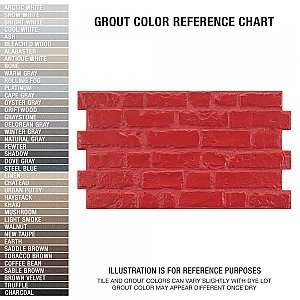 Manhattan Rojo 12-1/4" x 21" Porcelain Wall Tile - 7 Tiles Per Case - 12.6 Sq. Ft.