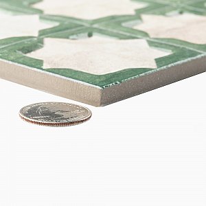 Tetuan Astre Arena Emerald 12-1/8" x 21-7/8" Porcelain Wall Tile - 7 Tiles Per Case - 13.02 Square Feet