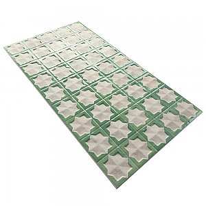 Tetuan Astre Arena Emerald 12-1/8" x 21-7/8" Porcelain Wall Tile - 7 Tiles Per Case - 13.02 Square Feet