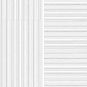 Lumiere Rythme Blanco 11-3/4" x 35-3/8" Ceramic Wall Tile - 4 Tiles Per Case - 11.64 Square Feet