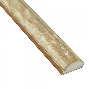 Moldura Marbleized 1" x 7-7/8" Ceramic Pencil Wall Trim Tile - Sold by the individual piece