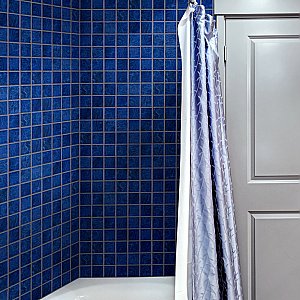 Resort Marine Blue 12" x 12" Porcelain Mosaic Tile - 10 Tiles Per Case - 10.2 Sq. Ft.