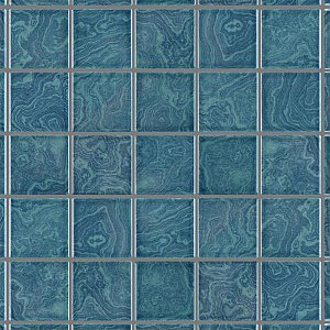 Resort Palm Green 12" x 12" Porcelain Mosaic Tile - 10 Tiles Per Case - 10.2 Sq. Ft.