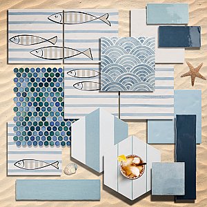 Berta Blanco 7-7/8" x 7-7/8" Ceramic Wall Tile - 25 Tiles Per Case - 11.0 Square Feet