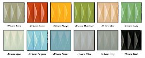 Ceramic Tile-In Shelf Support - 4-1/4 x 4-1/4 " - One End Only - Many Colors Available