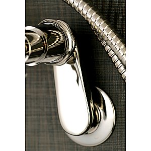 Aqua Vintage AE8156DX Concord 7-Inch Adjustable Wall Mount Tub Faucet, Polished Nickel