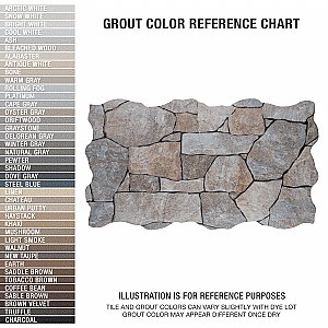 Andorra Gris 10-3/8" x 18-3/4" Ceramic Wall Tile - 8 Tiles Per Case - 10.88 Sq. Ft.