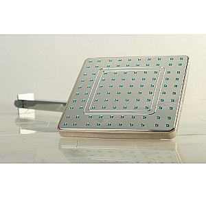Kingston Brass KX4648CK Shower Scape 8" Square Shower Head with Shower Arm - Brushed Nickel