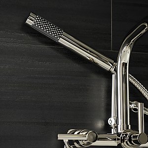 Aqua Vintage AE8456DL Concord Wall Mount Clawfoot Tub Faucet, Polished Nickel