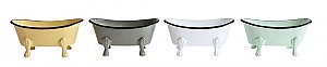 Enamel Bathtub Soap Dish - Aqua