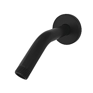 Kingston Brass K151K0 Shower Scape 6" Shower Arm with Flange - Matte Black