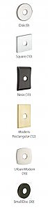 Modern Brass Double Brass Hook - Multiple Finishes Available