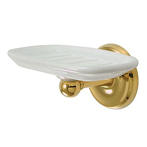 Kingston Brass BA315PB Classic Soap Dish, Polished Brass