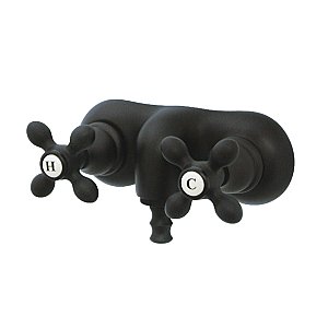 Kingston Brass CC47T5 Vintage 3-3/8-Inch Wall Mount Tub Faucet, Oil Rubbed Bronze