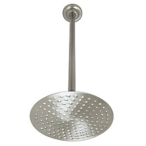 Kingston Brass K236K28 Shower Scape 7-3/4 Inch Showerhead with 17 in. Ceiling Mount Shower Arm - Brushed Nickel