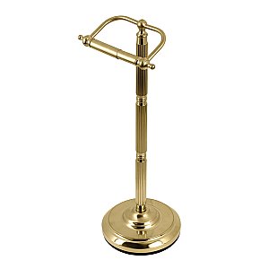 Kingston Brass CC2107 Georgian Freestanding Toilet Paper Holder - Brushed Brass