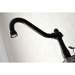 Kingston Brass KS3245BEX Essex Wall Mount Bathroom Faucet, Oil Rubbed Bronze