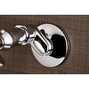 Kingston Brass KS115C Essex Two Handle Wall Mount Bathroom Faucet, Polished Chrome