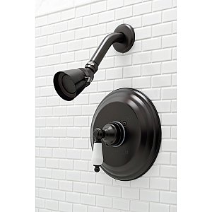Kingston Brass KB3635PLSO Restoration Pressure Balanced Shower Faucet - Oil Rubbed Bronze