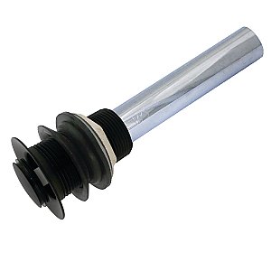 Kingston Brass EV8000MB Push Pop-Up Bathroom Sink Drain without Overflow, 22 Gauge, Matte Black