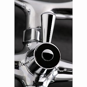 Kingston Brass KS269C Kingston Tub Wall Mount Clawfoot Tub Faucet with Hand Shower, Polished Chrome