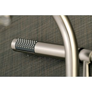 Aqua Vintage AE8158DL Concord 7-Inch Adjustable Wall Mount Tub Faucet, Brushed Nickel