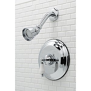 Kingston Brass KB3631PLSO Restoration Pressure Balanced Shower Faucet - Polished Chrome