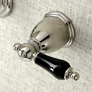 Kingston Brass KS3126PKL Duchess Two-Handle Wall Mount Bathroom Faucet, Polished Nickel