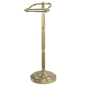 Kingston Brass CC2102 Georgian Freestanding Toilet Paper Holder - Polished Brass