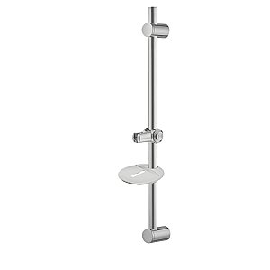 Kingston Brass KX2528SG Vilbosch 24" Slide Bar with Soap Dish and Hand Shower Holder, Brushed Nickel