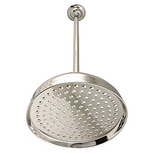 Kingston Brass K225K26 10" Showerhead with 17" Ceiling Mounted Shower Arm - Polished Nickel