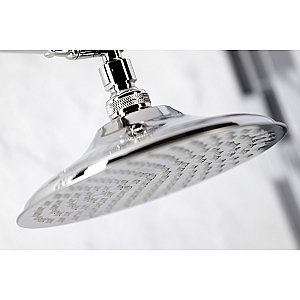 Kingston Brass K136K6 Shower Scape Shower Head with Adjustable Shower Arm - Polished Nickel