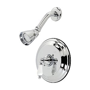 Kingston Brass KB3631PLSO Restoration Pressure Balanced Shower Faucet - Polished Chrome