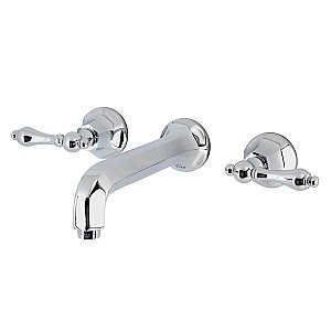 Kingston Brass KS4121AL Metropolitan 2-Handle Wall Mount Bathroom Faucet, Polished Chrome