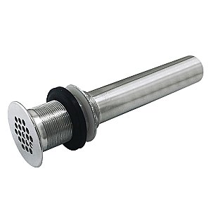 Kingston Brass KB4001 Grid Bathroom Sink Drain without Overflow, 17 Gauge, Polished Chrome