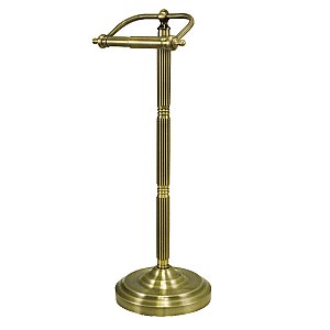 Kingston Brass CC2103 Georgian Freestanding Toilet Paper Holder - Antique Brass