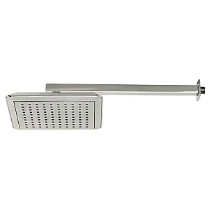 Kingston Brass K251A6CK Shower Scape 9-5/8" Square Shower Head with Shower Arm - Polished Nickel