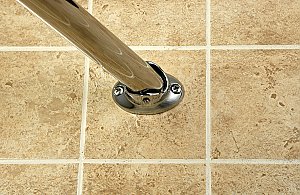Kingston Brass CC3171 Edenscape 47"-60" Stainless Steel Adjustable Curved Shower Curtain Rod - Polished Chrome