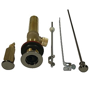 Kingston Brass KB2008 Pop-Up Bathroom Sink Drain with Overflow, 22 Gauge, Brushed Nickel